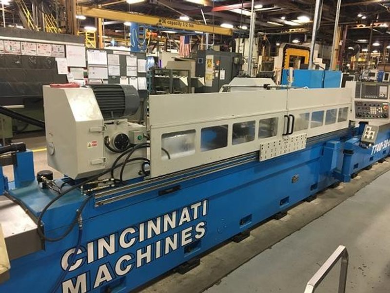 15-3/4" X 122" Cincinnati Machines TT40/30L-C2, Fanuc CNC, New 2017, 30 Run Hours