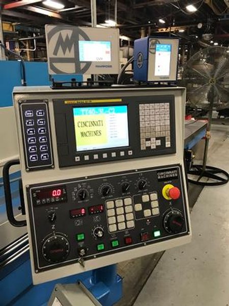 15-3/4" X 122" Cincinnati Machines TT40/30L-C2, Fanuc CNC, New 2017, 30 Run Hours