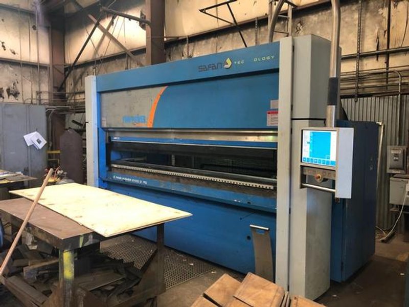 100 Ton Safan Finn Power E-Brake E100-3100, 122", 5-Axis Back Gauges, 2010, #16906