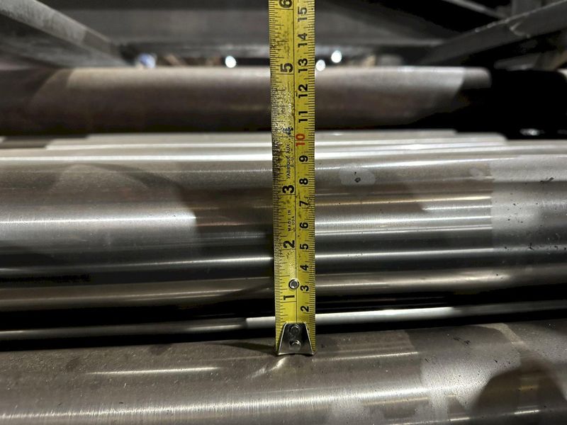 48" X 14 GAUGE AUTOMATIC FEED MODEL 13-32-48 13 ROLL STRAIGHTENER LEVELER: STOCK 19766