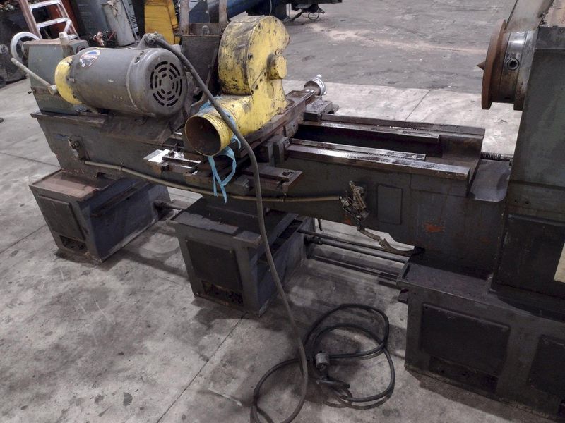 24" X 80" NATIONAL MODEL #24D80 HIGH SPEED GRINDING / POLISHING LATHE: STOCK #22947