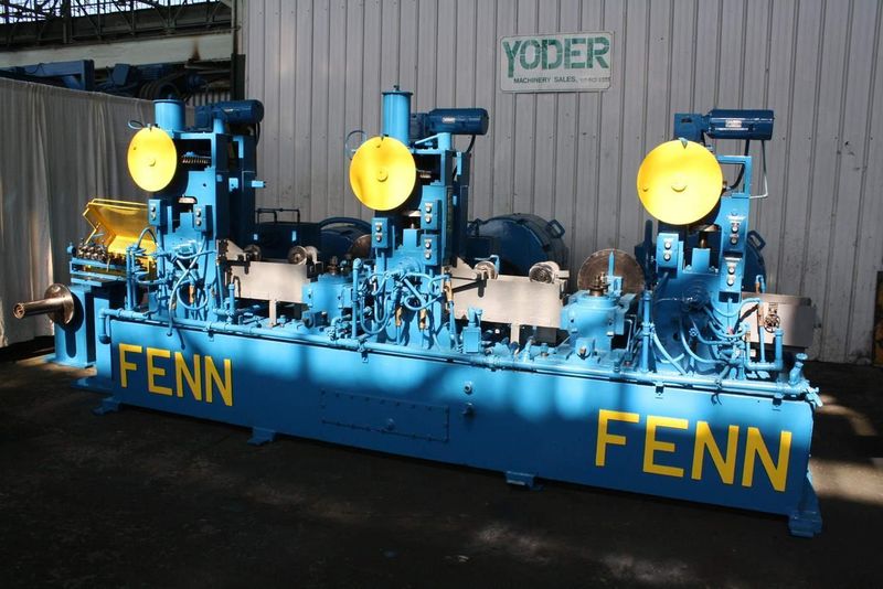 FENN 3 STAND X 082-062-062 WIRE SHAPING & FLATTENING MILL: STOCK #65773