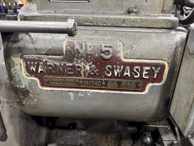 #5 WARNER & SWASEY MODEL #1470 RAM TYPE TURRET LATHE: STOCK #80661