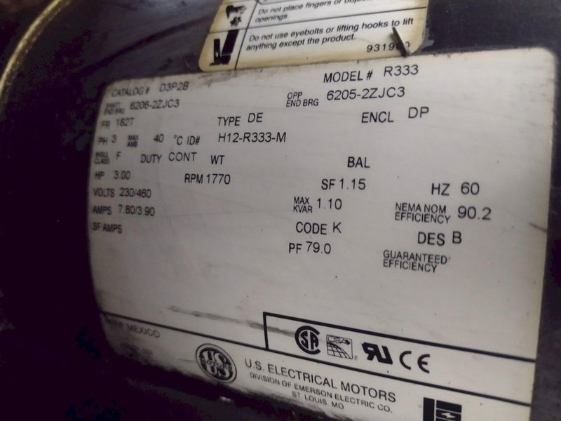 3 HP CINCINNATI MODEL 1-18 PLAIN HORIZONTAL MILLING MACHINE: STOCK #21031