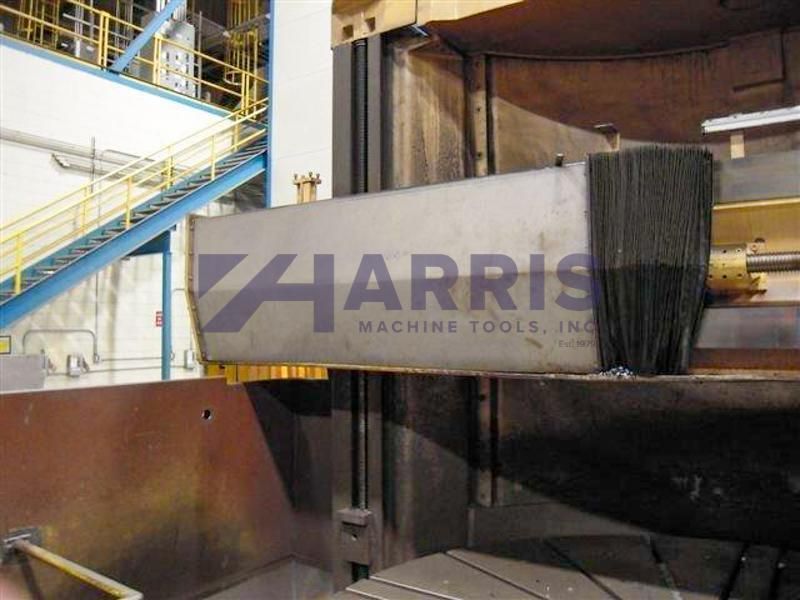 124" Bullard Dyn-au-tape 2 Axis CNC Vertical Boring Mill with Fanuc 15TT Control