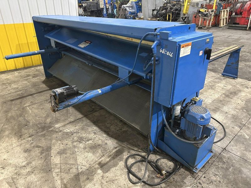 10' X 10 GAUGE NIAGARA MODEL #SPARTAN SP10-10 HYDRAULIC SHEAR: STOCK #22633