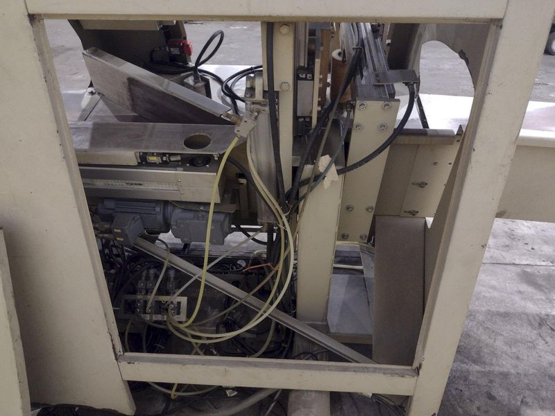 6" HIGH X 14" WIDE WEINIG DIMTER  OPTICUT MODEL #S75 CROSS-CUT AUTOMATIC WOOD SAW, NEW 2003: STO