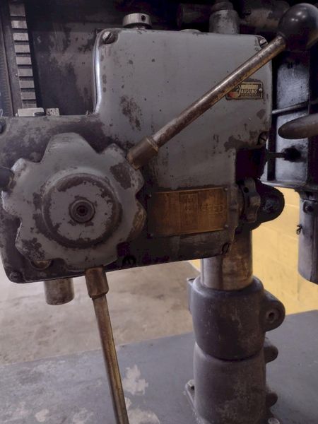 2 SPINDLE 20" ATLAS CLAUSING MODEL #1800 GANG DRILL WITH POWER FEED: STOCK #16676