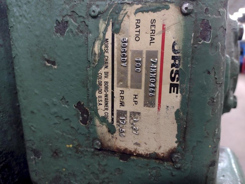 54" X 10 GAUGE DALLAS AIR FEED WITH EDWARDS SHEAR CUT TO LENGTH LINE: STOCK 15968