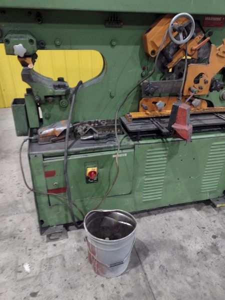 66 TON PEDDINGHAUS MODEL #66/110 PEDDIMASTER HYDRAULIC IRONWORKER: STOCK #22239