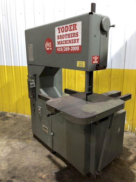 36" GROB MODEL #4V-36 VERTICAL BAND SAW: STOCK #17576