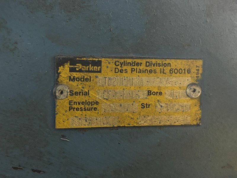 2" WALLACE MODEL #1002 PROGRAMMABLE HYDRAULIC PIPE & TUBE BENDER: STOCK #23183