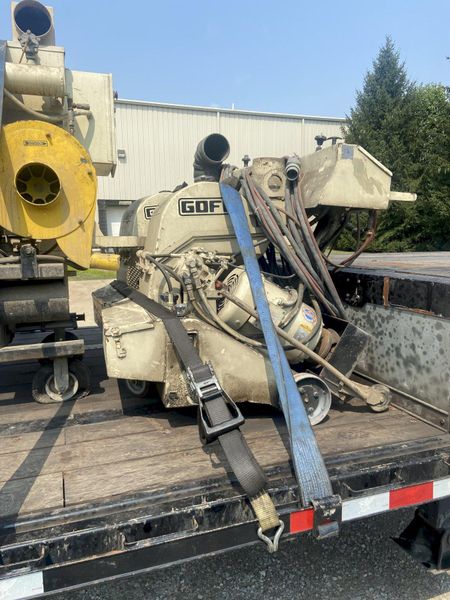 13" WIDE X 15 HP GOFF MODEL #15E13 PORTABLE SURFACE & FLOOR SHOT BLASTER & DUST COLLECTOR: STOCK
