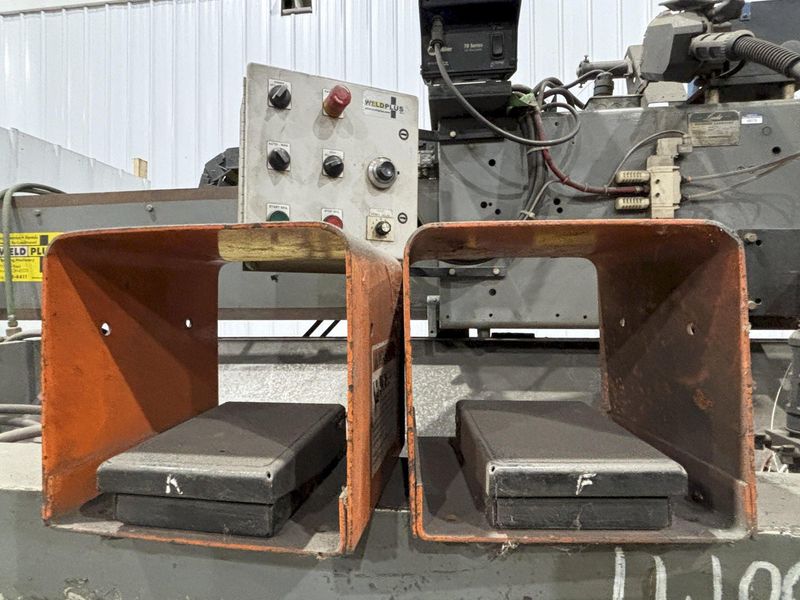 144" GOURAN / LINDE SEAM WELDER WITH MILLER INVISION #456P POWER SUPPLY: STOCK #22514