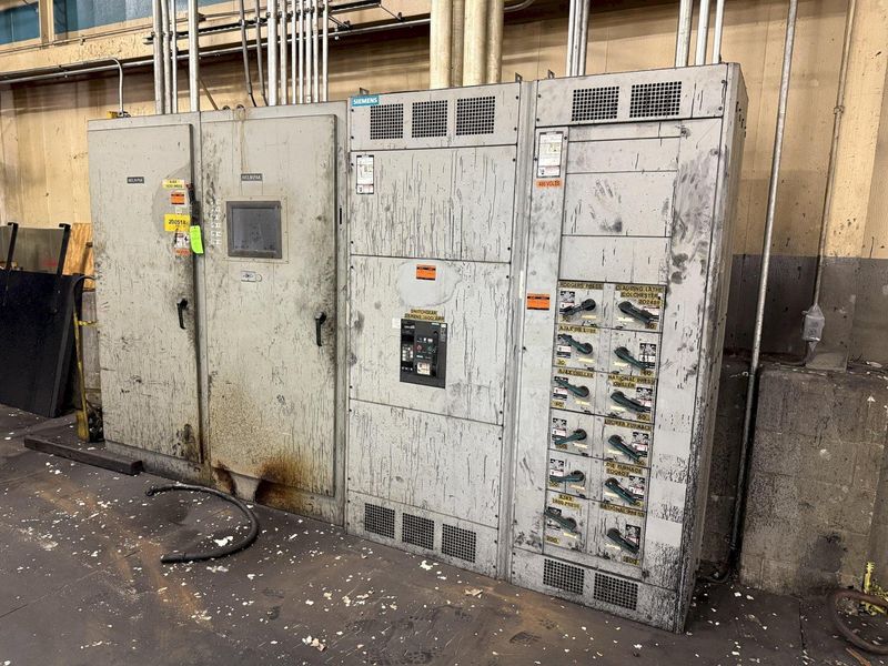 1600 TON AJAX FORGING PRESS CELL WITH INDUCTION UNIT AND ROBOT, 12" STROKE: YOBRO #24242