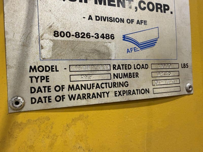 (4) 15 TON SEFAC MODEL #M120BF2000 MOBILE RAIL CAR LOCOMOTIVE COLUMN JACK LIFTS, 120,000 LBS TOT