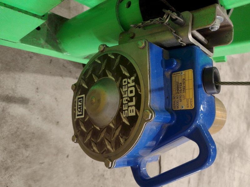 DBI SALA MODEL #8520867 Advanced Green Counterweight Cart CONFINED SPACE RESCUE: STOCK #20151