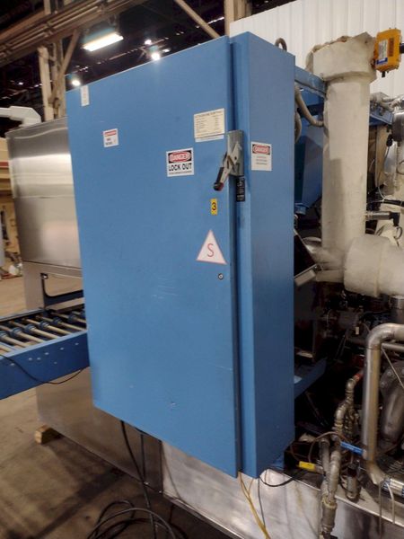 EXTRUDE HONE / SURFTRAN MODEL #STR-1 HIGH PRESSURE WASHER & DEBURRING SYSTEM W/ STORCH DEMAGNETI