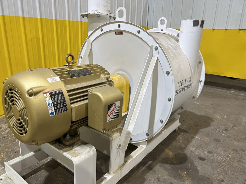 40 HP x 4 STATION CLEAN AIR TECHNOLOGIES / EUROVAC INDUSTRIAL TRANSIT & BUS CENTRAL VACUUM SYSTE