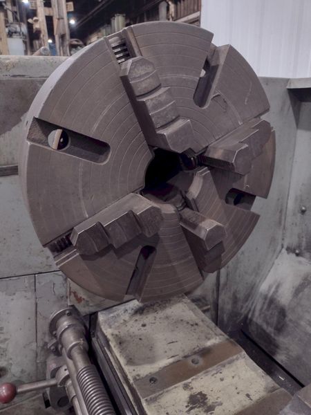 17" x 108" CLAUSING COLCHESTER MODEL #17 ENGINE LATHE, 3.25" HOLE: STOCK #22567