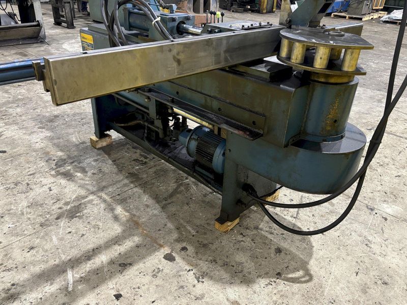 2" WALLACE MODEL #1002 PROGRAMMABLE HYDRAULIC PIPE & TUBE BENDER: STOCK #23183