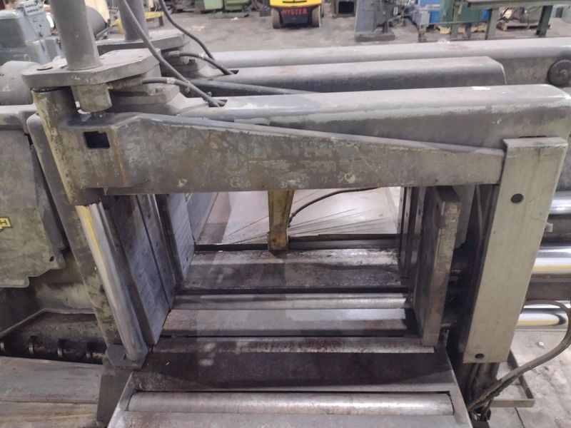 16" x 16" HYD-MECH MODEL #M-16A AUTOMATIC HORIZONTAL BANDSAW WITH POWER MITRE SWIVEL: STOCK #234