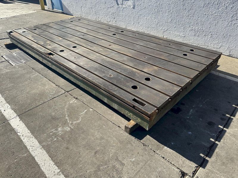 80" X 157" X 13" G & L T SLOTTED FLOOR PLATE:  STOCK #76803