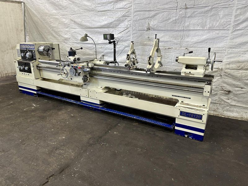 18"X 120" BIRMINGHAM  MODEL # DL18120 GAP BED ENGINE LATHE: STOCK #77942