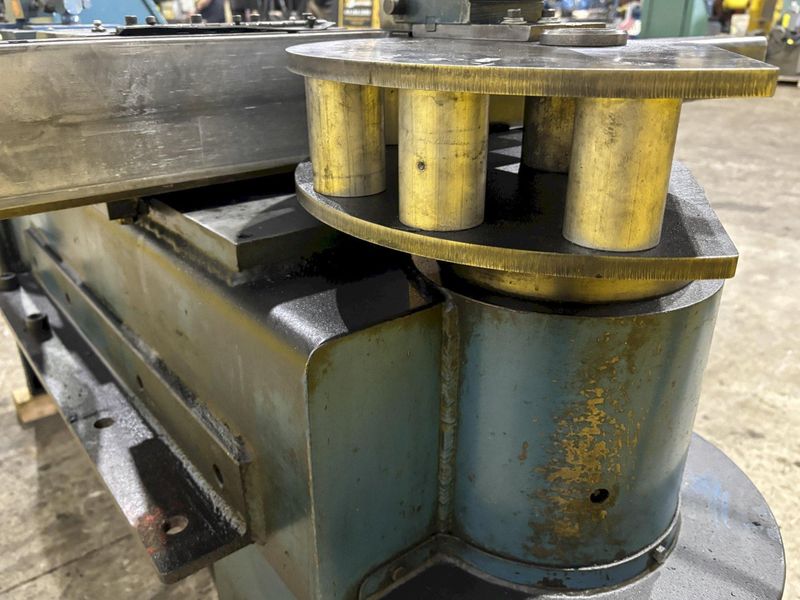 2" WALLACE MODEL #1002 PROGRAMMABLE HYDRAULIC PIPE & TUBE BENDER: STOCK #23183