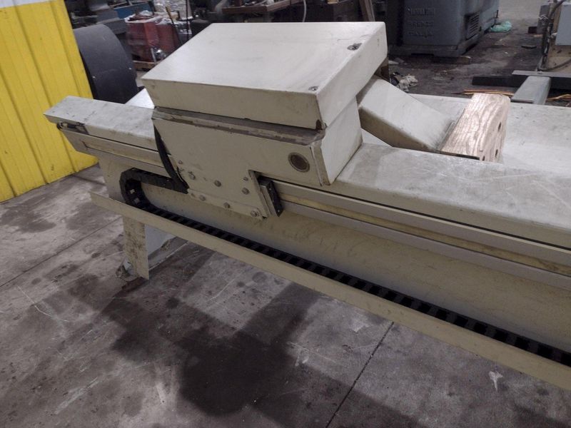 6" HIGH X 14" WIDE WEINIG DIMTER  OPTICUT MODEL #S75 CROSS-CUT AUTOMATIC WOOD SAW, NEW 2003: STO