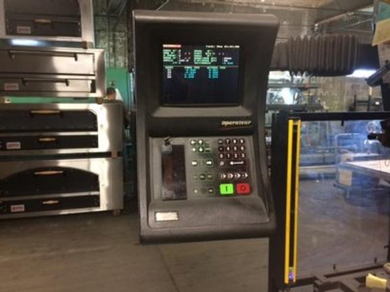 88 Ton Amada HFB-8025 Down-Acting Hyd Press Brake, 8', w/8-Axis Operateur CNC Ctrl, Mfg 1998