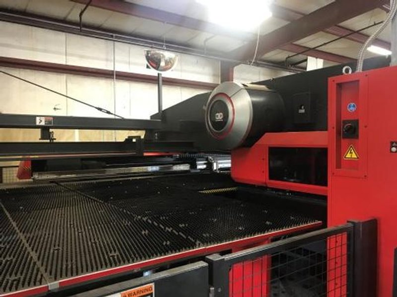 33 Ton Amada EMK3612 M2 Servo-Driven CNC Turret Punch, w/ASR 510M, Mfg 2013