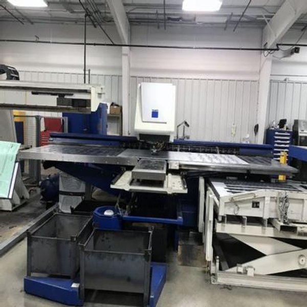 25 Ton Trumpf Trupunch 5000-1300 Punching Machine, Sheetmaster Load & Unload System, Mfg 2008