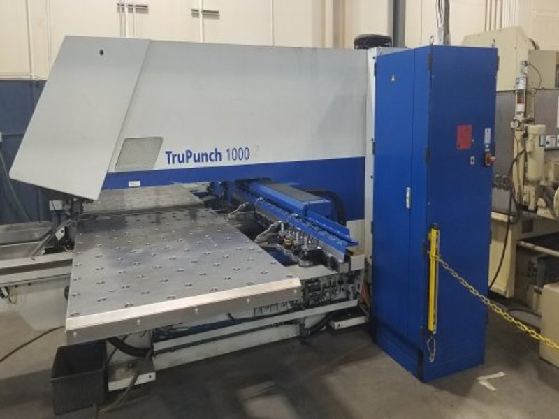 19 Ton Trumpf Trupunch 1000 CNC Punch Press, Mfg 2006