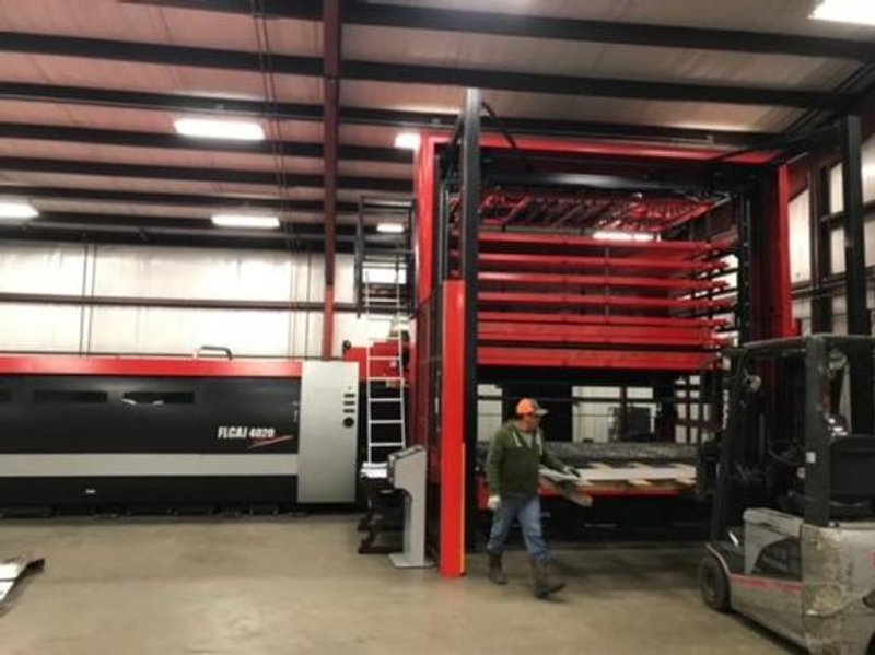 Amada FLCAJ4020 Fiber Laser, 4000 Watt, 4020 Aslul Automated Tower, Mfg 2014