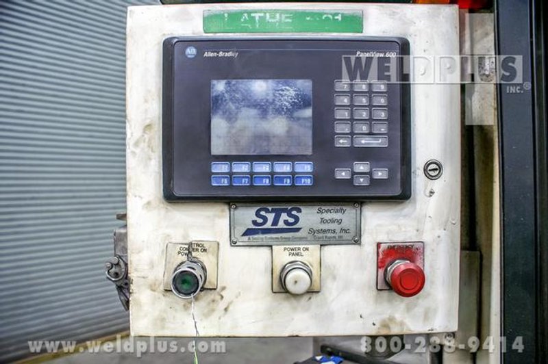 STS 24" Dual Head Welding Lathe, A/B Panel View 600 Digital Control, Robotic Wire Feeders
