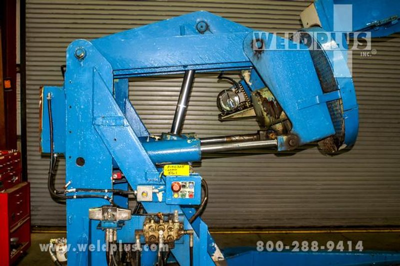 16,000 Lb. Gabco Hydraulic Beam Positoner, 100" Max Dia w/Tbl Vert, 25° Tilt Up, 20° Down