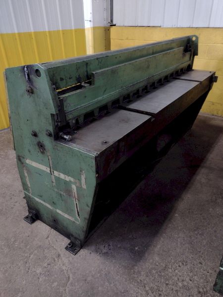 54" X 10 GAUGE DALLAS AIR FEED WITH EDWARDS SHEAR CUT TO LENGTH LINE: STOCK 15968