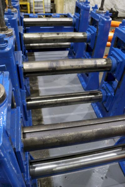 12 STAND X 4-1/2" X 32" YODER W35 RAFTED ROLLFORMER LINE: STOCK #10523