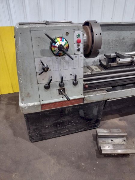 17" x 108" CLAUSING COLCHESTER MODEL #17 ENGINE LATHE, 3.25" HOLE: STOCK #22567