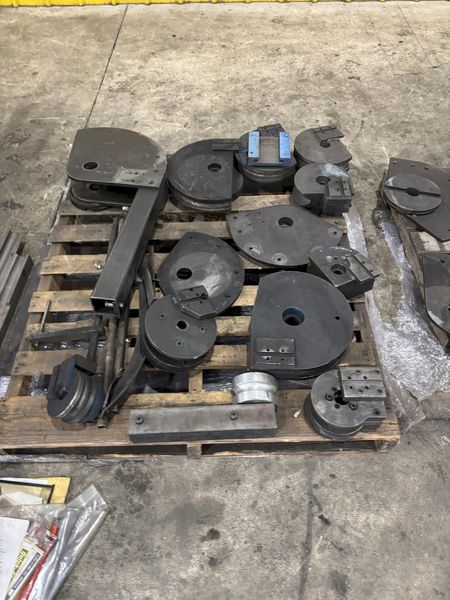 2" WALLACE MODEL #1002 PROGRAMMABLE HYDRAULIC PIPE & TUBE BENDER: STOCK #23183