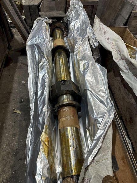 3000 TON NATIONAL (CROSBY GROUP) 4-POST HYDRAULIC PRESS / WIRE ROPE SWAGING MACHINE: STOCK #1945