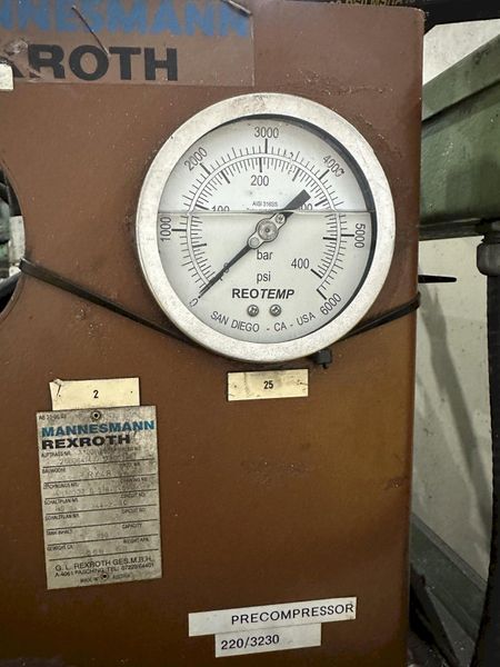 HERTWICH ENGINEERING MODEL #HE-300-30/A SWARF PUCK BRIQUETTER PRESS MACHINE: STOCK #23344