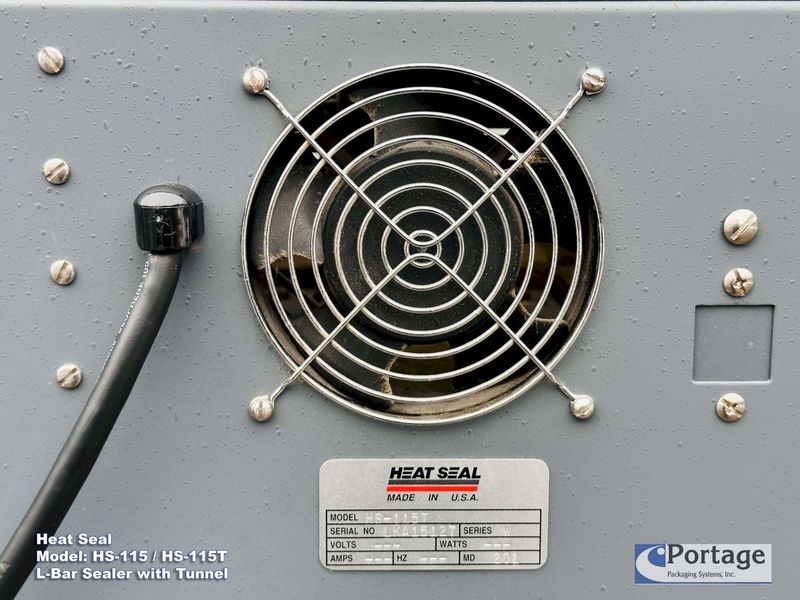 HEAT SEAL Model: HS-115 & HS-115T  ||  Combination L-Bar Sealer & Heat Tunnel