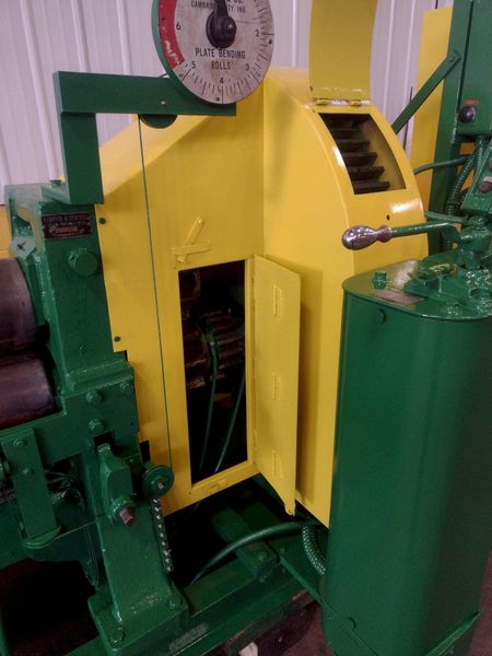 8' X 5/16" BERTSCH MODEL #8 INITIAL PINCH PLATE ROLL: STOCK #16583