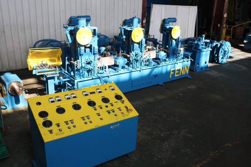 FENN 3 STAND X 082-062-062 WIRE SHAPING & FLATTENING MILL: STOCK #65773