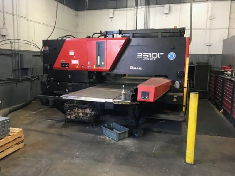 22 TON,AMADA,APELIO III 2510VL,FANUC 160 IL,2KW LASER NEW:2001
