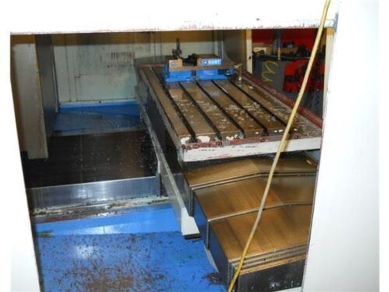 EQUIPPED WITH FANUC O-MD CONTROL, 7500 RPM, RIGID TAPPING, CHIP AUGER, THRU SPINDLE COOLANT, 65 TOOL HOLDERS, CAT-40, 48X20 TABLE