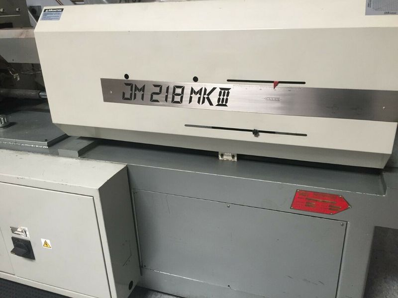 2001 CHEN HSONG JM 218 MKIII INJECTION MOLDING MACHINE 218 Ton Clampling Force JM218MKIII Shot Weigth 21 Oz