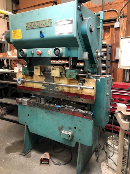 20 Ton x 4' Wysong H-2052 Hydra-Mechanical Press Brake